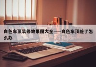 白色车顶装修效果图大全——白色车顶脏了怎么办