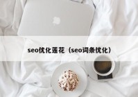 seo优化莲花（seo词条优化）