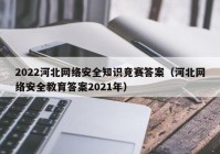 2022河北网络安全知识竞赛答案（河北网络安全教育答案2021年）